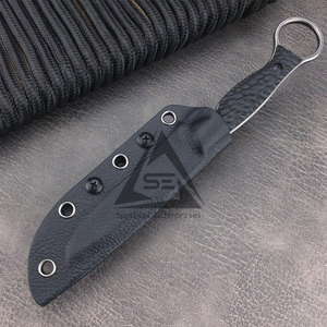 Cuchillos de Hoja Fija de Nuevo Estilo con Hoja de Acero Inoxidable y Mango de Madera con Agarre Antideslizante, Personalizables OEM - Product Image 3