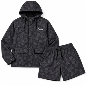 <b>Men</b>’s SublimationPrint Windbreaker Top Manufacturer Jacket <b>Camo</b> Design Lightweight Rainwear Tracksuit Water Resistant And <b>Shorts</b> - Product Image 1