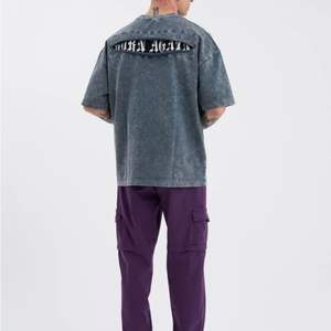 Camiseta de Hombre Estilo Hip Hop con Lavado Ácido, 100% Algodón, Talla Grande, Estilo Vintage, Streetwear - Product Image 6