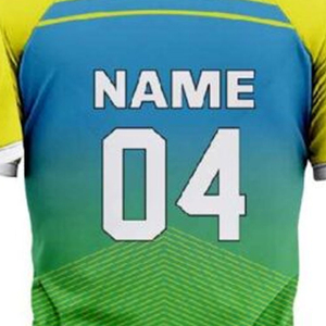 บริการผลิตเสื้อคริกเก็ตแบบ OEM พร้อมโลโก้แบบซับลิเมชั่นตามสั่ง เสื้อแขนสั้นระบายอากาศได้ดี ดีไซน์ใหม่สำหรับทุกเพศ ผู้ผลิตเสื้อผ้าขายส่ง - Product Image 4