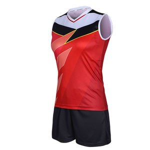 Ensemble d'uniformes de volley-ball sublimés sans manches 100 % polyester pour hommes et femmes, respirants, pour entraînement d'équipe, best-seller, en vente en ligne - Product Image 3