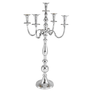 Aluminum <b>Candelabra</b> <b>Black</b> European Style Home Decoration Lighting For Christmas and Weddings By Axiom Home Accents - Product Image 3