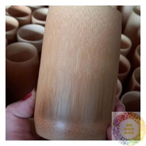Natural Bamboo <b>Cup</b> Handmade Eco Friendly <b>Reusable</b> Drinking <b>Cup</b> Sustainable Tableware for Home Restaurant Cafe Wholesale - Product Image 2