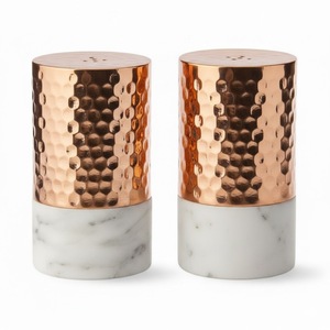 Highest Quality Silver Hammered Stainless Steel <b>Salt</b> And <b>Pepper</b> <b>Shaker</b> Modern Restaurant & Home Kitchen Herb & Spice Tools - Product Image 4