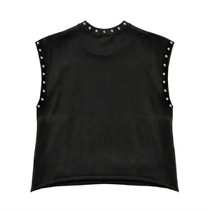 Camiseta sin mangas Glory Custom con estampado gráfico de diamantes de imitación, 100% algodón jersey, tela suave, estilo vintage, para uso unisex. - Product Image 2