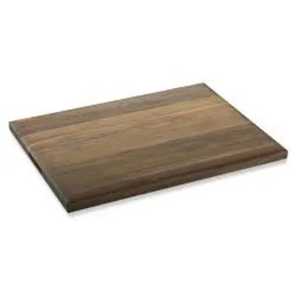 Planche à découper rectangulaire large en bois d'acacia avec longue poignée, grand bloc à hacher multifonctionnel, plateau de service, plateau à charcuterie - Product Image 1