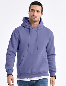 Wholesale Men Hoodie Sweatshirts Custom Logo Heavyweight Unisex Eco-Friendly Breathable Pullover Hoodie Regular Fit Solid Colour - Product Image 1