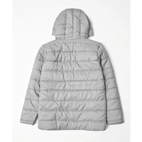 Dernier modèle de veste matelassée en toile pour homme, hiver, écologique, respirante, à capuche, chaude, épaisse, avec logo personnalisé