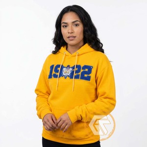 GREEK TREASURES เสื้อสเวตเตอร์มีฮู้ดผ้าฝ้ายฟลีซปักลาย Sigma Gamma Rho สำหรับผู้หญิง สไตล์ลำลอง คุณภาพสูง - Product Image 4