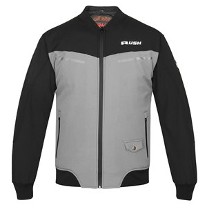 Veste de moto à manches longues pour homme Rushmoto Sportswear % polyester imperméable respirante séchage rapide anti-UV 240g Racing - Product Image 1