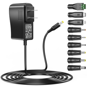 อะแดปเ<span class=keywords><strong>ต</strong></span>อร์แปลงไฟ 5V 3A USB C AC DC 15W พร้อมหัว<span class=keywords><strong>ต</strong></span>่อ 9 <span class=keywords><strong>แบ</strong></span>บ สำหรับอุปกรณ์อิเล็กทรอนิกส์ในบ้าน กล่องทีวี เราเ<span class=keywords><strong>ต</strong></span>อร์ พัดลมขนาดเล็ก ไฟ LED ลำโพง - Product Image 1