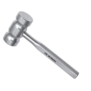 HEATH Maillet dentaire manuel de haute qualité certifié CE 240mm (9.12 ") Longueur 40mm Tête en acier inoxydable Lifting chirurgical des os durs - Product Image 1