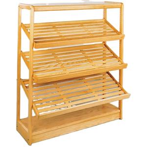 ชั้นวางโชว์ผลิตภัณฑ์ดูแลผิวทำจากไม้,ร้านอุปกรณ์เสริมความงามร้านขายเครื่องสำอางตู้โชว์สินค้าธุรกิจภาพวาดโลหะสั่งทำลายไม้ - Product Image 1