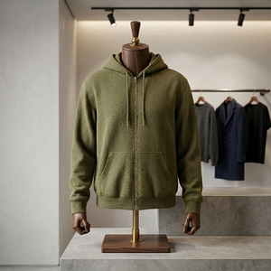 Sudadera con Capucha Extra Grande, Unisex, Mezcla de Algodón y Felpa, Chaqueta Informal para Uso Diario - Product Image 3