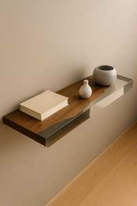 Walnut Epoxy Wood Resin Console Floor Mount Handmade Modern Entryway Hallway Furniture Home Accent TIMELESS <b>CRAFT</b> - Product Image 2