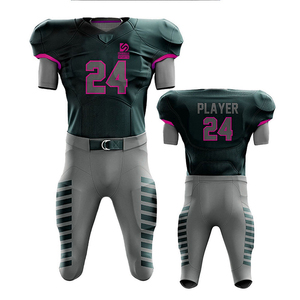 Uniforme de Fútbol Americano para Adultos, Diseño de Última Generación, Impreso, 100% Poliéster, Ligero, Colores Personalizados, Precio al por Mayor - Product Image 1
