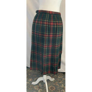 Kilt Escocés Vintage Estilo Campbell Moderno para Mujer, Falda Plisada 100% Lana Pura - Product Image 2
