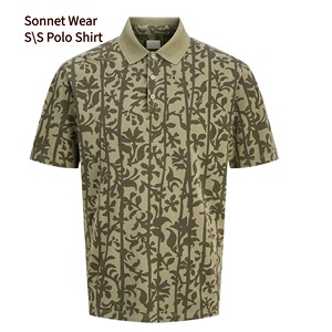 Polo à manches courtes imprimé AOP pour hommes - Product Image 5