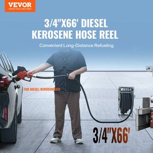 3/4 Extra lungo \ "X 66 'retrattile tubo del carburante Diesel resistente in acciaio al carbonio ugello automatico in gomma NBR per autocarri aerei - Product Image 2