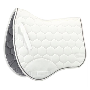 Tapis de selle équestre assortis avec logo brodé personnalisé, pour dressage, entraînement et équitation, doublure en maille écologique, confort en coton - Product Image 6