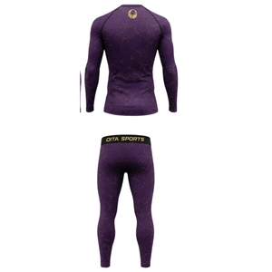 Conjunto Deportivo de Manga Larga y Leggings para Hombre, Ropa Deportiva de Compresión para Entrenamiento, Gimnasio y Ejercicio - Product Image 2