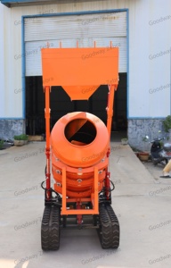 Minidumper de orugas <span class=keywords><strong>Goodway</strong></span> Zebra 350L-800L con motor diésel EU5/EPA4, mezclador de hormigón, motor de 10HP y bomba de descarga hidráulica de alta potencia - Product Image 4