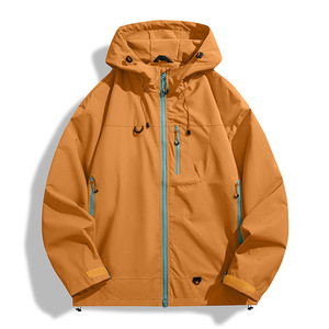 <b>Men's</b> <b>White</b> Non-Hooded Eco-Friendly Windproof Waterproof Puffer <b>Jacket</b> Green Zipper Casual Winter Outerwear Polyester Shell - Product Image 4