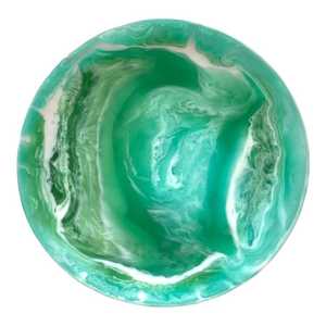 Bol en résine artisanal écologique et alimentaire, motif tourbillon aquatique classique, idéal pour la crème et les créations artisanales en forme de croissant - Product Image 4