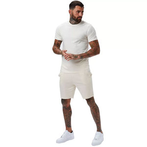 Bulk Wholesale Custom Made 100% cotton Lightweight <b>Twin</b> <b>set</b> custom logo summer New Arrival Top trending Crew Neck t-shirt <b>set</b> - Product Image 6