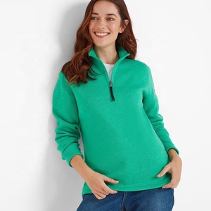 <b>Women's</b> <b>Quarter</b> <b>Zip</b> Fleece Pullover Warm Long Sleeve Sweater Stand Collar Casual Outdoor Top <b>womens</b> Polar Fleece - Product Image 5