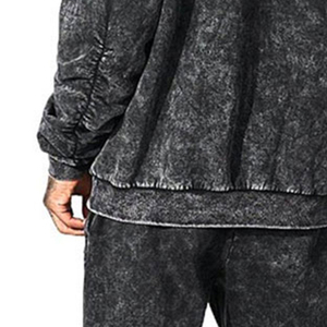 Survêtement homme léger et décontracté, nouvelle collection tendance, effet délavé, respirant, idéal pour la course, personnalisable avec logo, hiver - Product Image 3