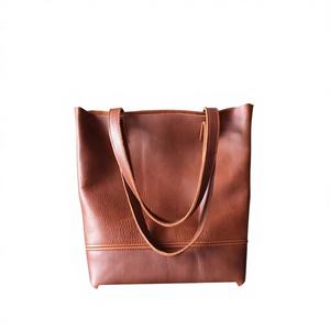 Sacs à main en cuir véritable 100% personnalisés, OEM, pliables, avec fermeture éclair, grande capacité, imperméables, durables, élégants, pour femmes - Product Image 3