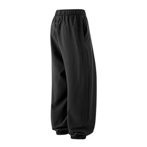 Men Loose Harem <b>Jogger</b> Pants Extra Long Drawstring Elastic Waist Side Pockets <b>Cuffed</b> Ankle Street Casual Work Trousers - Product Image 2