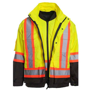เสื้อแจ็คเก็ตทำงานสีส้มสำหรับผู้ชาย Econex Sports สะท้อนแสงได้ดี ทนทานต่อการฉีกขาด ได้รับการรับรองมาตรฐาน CE/EU พร้อมแผ่นกรองตรวจจับเข็ม - Product Image 2