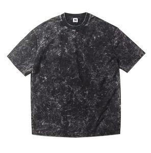 Chemise délavée à l'acide pour homme, style vintage, streetwear - Product Image 1
