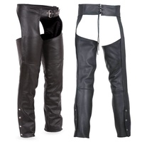 Chaps en cuir respirants pour hommes, style sportswear, grandes tailles US, en cuir noir de luxe, pour la moto, la mode et les clubs d'automobile