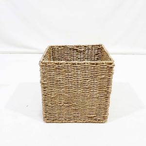 Hot Selling Seagrass Storage <b>Basket</b> Storage Box Square Woven <b>Cube</b> Bin Organizer - Product Image 3