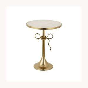 Table d'appoint au design élégant et moderne avec plateau en verre miroir et structure en métal, nouvelle arrivée, personnalisable. - Product Image 5