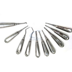 Elevador de Raíces Dentales de Acero Inoxidable, Instrumento Manual para Extracción de Dientes, Extractor de Punta de Raíz Apical, Elevador de Raíces Luxatorias - Product Image 5