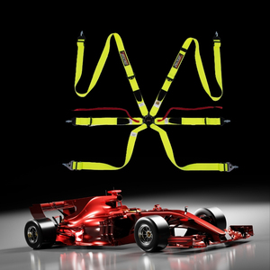 Cinturón de Seguridad de Carreras de 6 Puntos FIA 8853 2016, TBRACING, Logotipo Personalizado OEM ODM, Ajuste Ergonómico a la Cadera, Ajuste de Cintura - Product Image 2