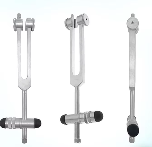 Diagnostique Neurologique Premium : Diapason de 128 Hz avec Marteau de Réflexe Buck en Acier Inoxydable de Qualité Chirurgicale – Kit de Diagnostic Neurologique - Product Image 1