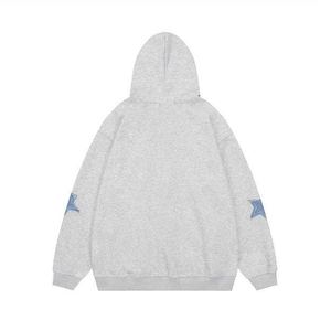 Sweat à capuche ample personnalisé en coton, avec tissu doux anti-bouloches, confortable pour la mode automne, vente en gros, vêtements décontractés, collection 2026 - Product Image 4