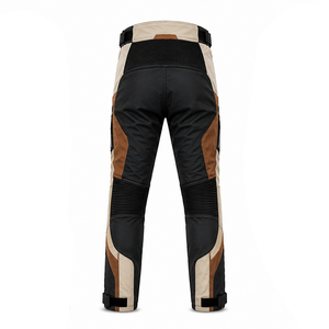 Pantalones de moto para invierno con protección para las rodillas, impermeables, de tela, con aislamiento térmico, tela cortavientos y ajustables. - Product Image 6