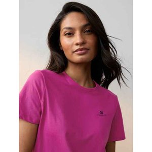 Nueva Camiseta de Mujer de Color Sólido, Holgada, Simple, Básica, con Cuello Redondo, Moderna y Personalizable, Verano 2026 - Product Image 2