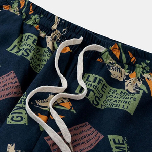 New Style Customized Color Solid High Quality <b>Men</b> Sublimation <b>Shorts</b> <b>Elastic</b> <b>Waist</b> Casual Quick Dry Polyester/Cotton Premium - Product Image 5