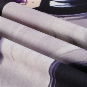 T-shirt à manches courtes pour homme imprimé crâne gothique, coupe ample, col rond, design violet, tricoté en polyester - Product Image 4