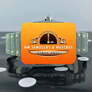 นาฬิกาข้อมือผู้ชาย NM JEWELLERY WATCHES สแตนเลสสตีลทรงเหลี่ยม ระบบควอตซ์ Miyota หน้าปัดอนาล็อก เรืองแสง ตัวล็อคแบบผีเสื้อ หรูหรา สไตล์โบราณ แนวสปอร์ต - Product Image 1