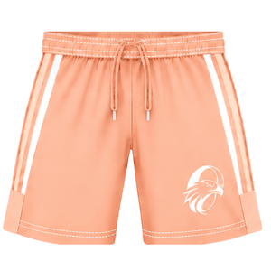 Ensemble short et maillot de rugby blanc pêche à manches courtes et col en V, uniforme d'équipe léger et respirant, kit de sportswear personnalisé - Product Image 4