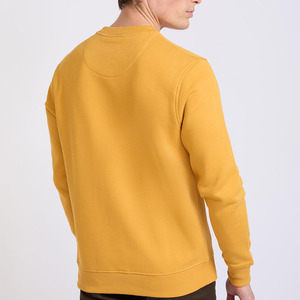Vêtements streetwear décontractés pour hommes avec logo brodé personnalisé, sweat-shirt homme premium en tissu polaire doux, sweat-shirt col rond décontracté - Product Image 3