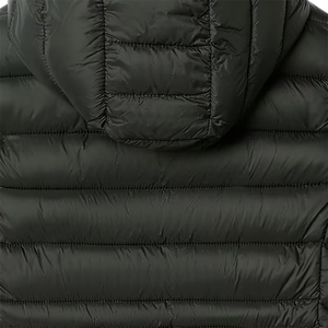 Gilet matelassé Montane pour homme, noir, à capuche, sans manches, coupe-vent, décontracté, vêtement d'extérieur d'hiver, fermeture éclair, couleur unie - Product Image 4
